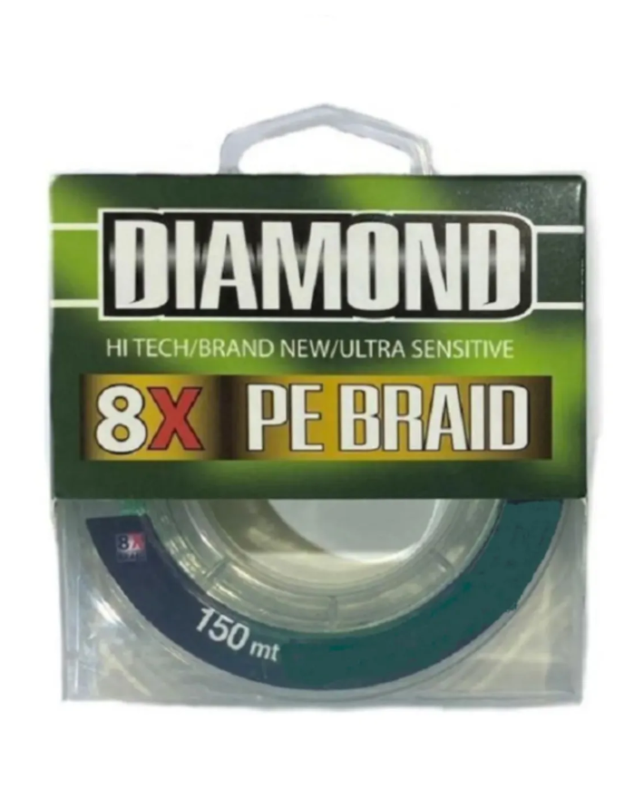 DIAMOND 8x Pe Braıd 150mt Yeşil Ip Misina